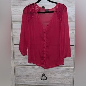 Charlotte Russe pink blouse.